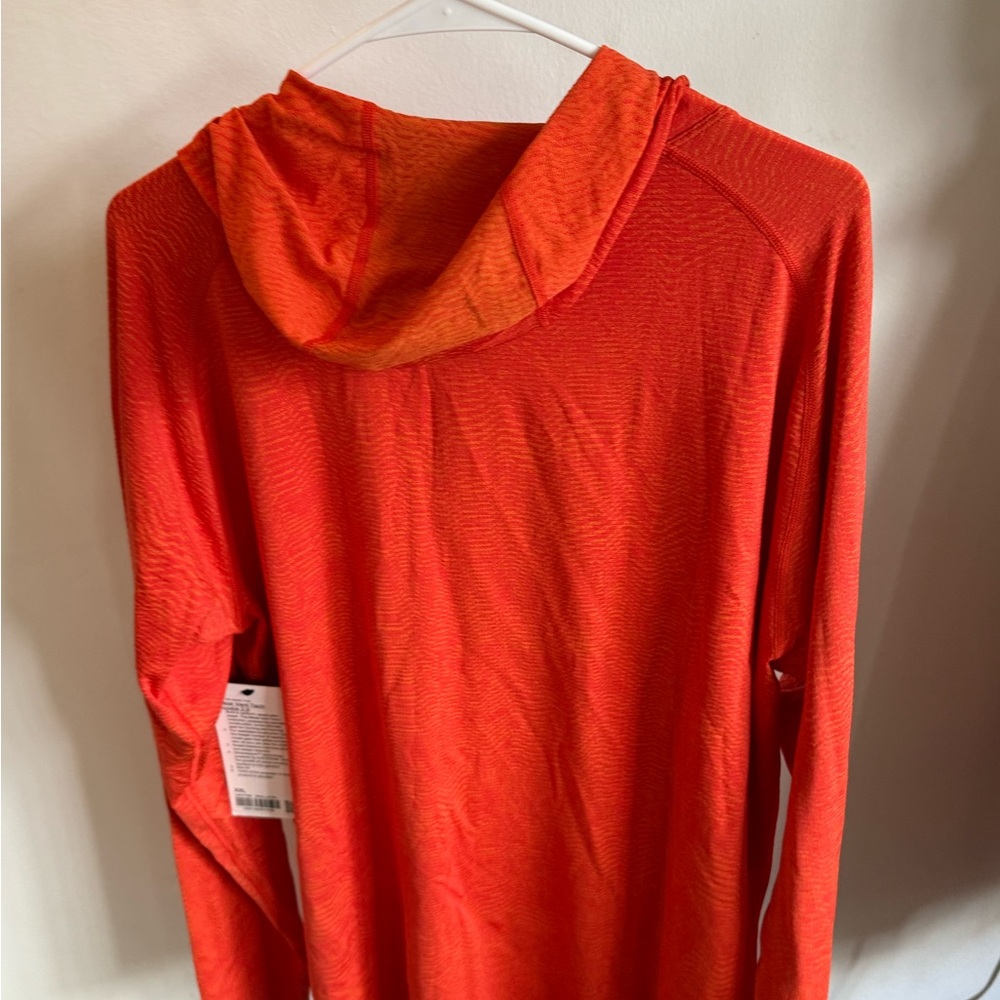 Metal Vent Tech Hoodie - XXL Men’s Lululemon Top, Longsleeves, Orange - Picture 6 of 7